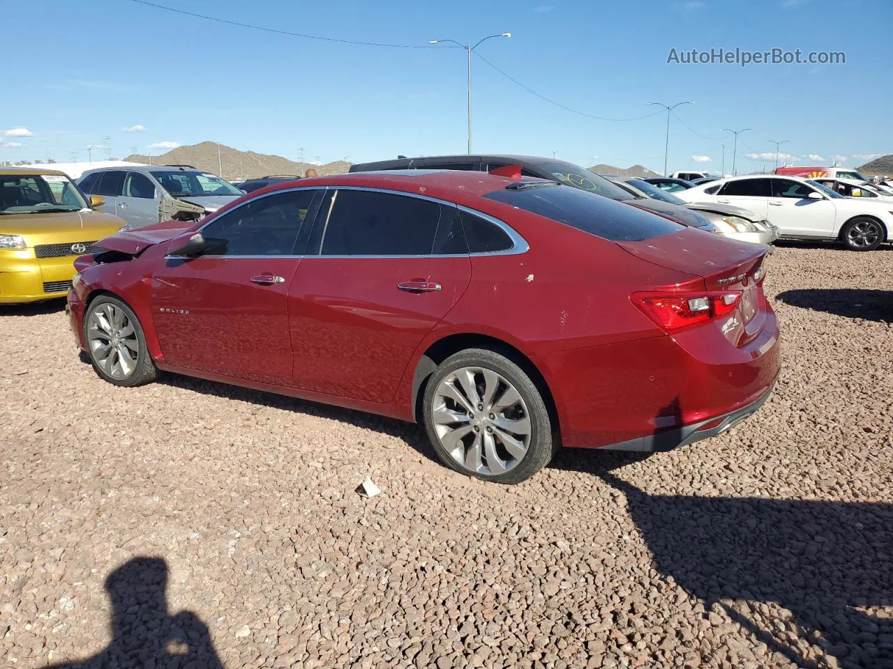 2017 Chevrolet Malibu Premier Красный vin: 1G1ZH5SX1HF285378