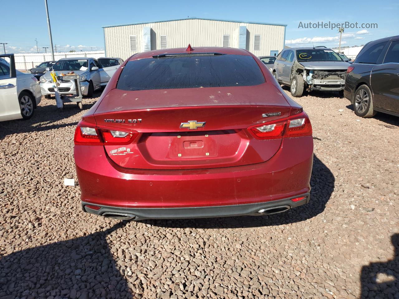 2017 Chevrolet Malibu Premier Красный vin: 1G1ZH5SX1HF285378