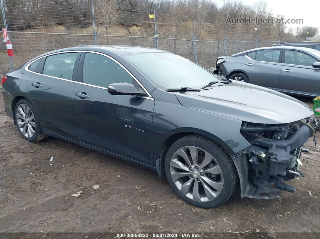 2017 Chevrolet Malibu Premier Gray vin: 1G1ZH5SX2HF114980