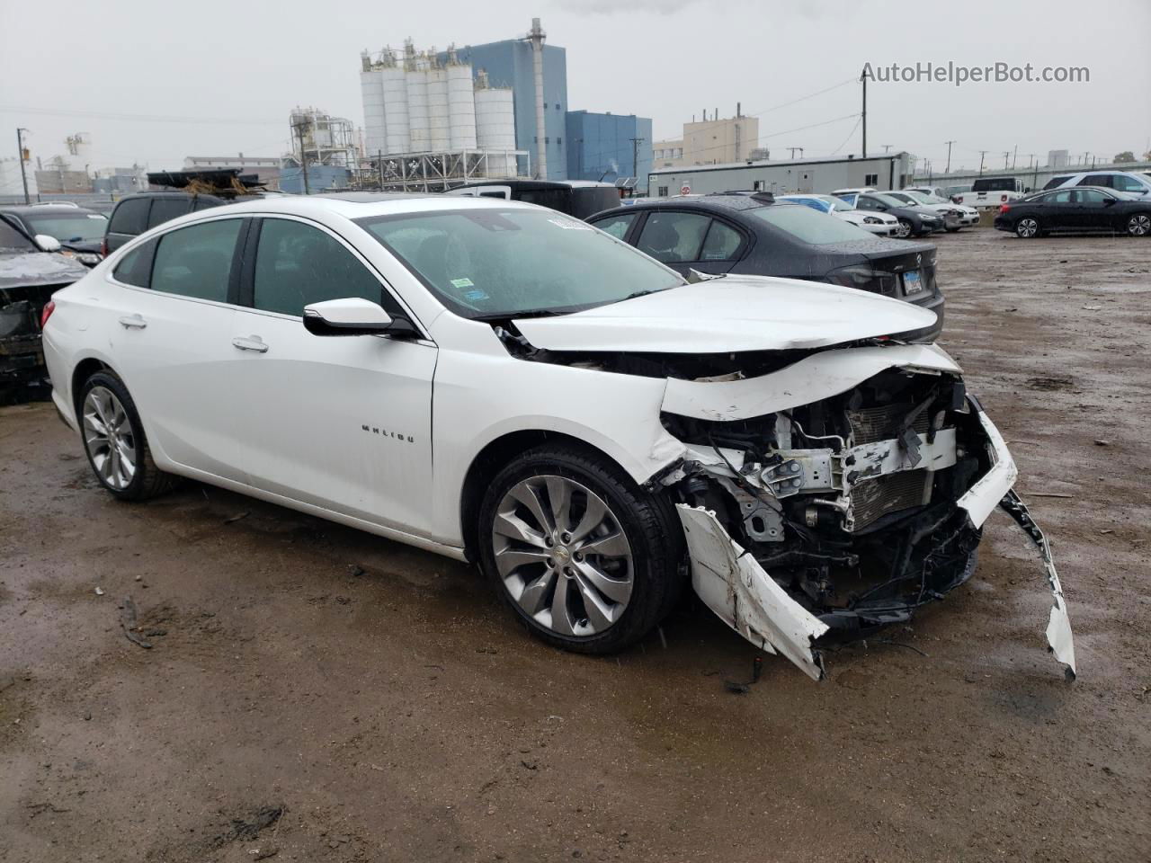 2017 Chevrolet Malibu Premier White vin: 1G1ZH5SX2HF178047