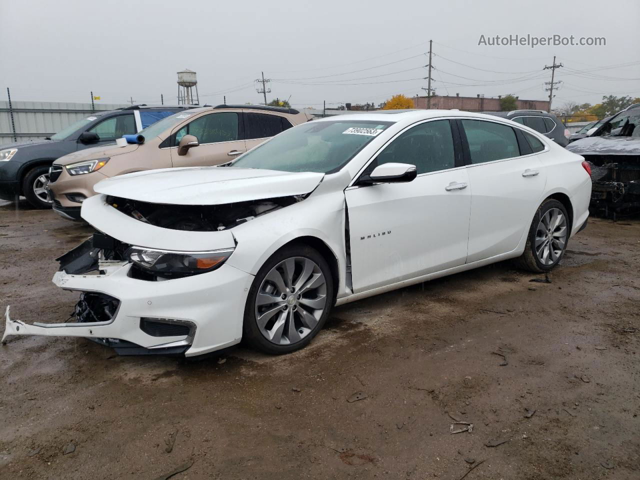 2017 Chevrolet Malibu Premier White vin: 1G1ZH5SX2HF178047