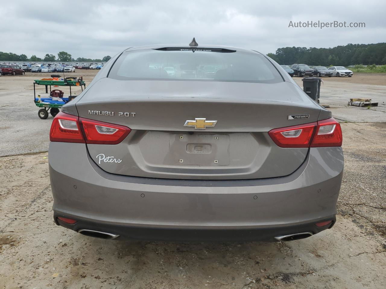 2017 Chevrolet Malibu Premier Brown vin: 1G1ZH5SX4HF276867