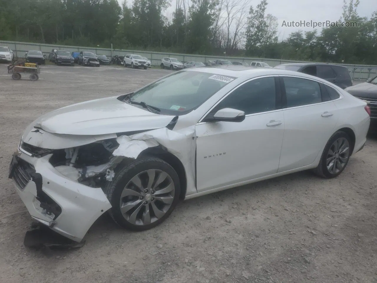 2017 Chevrolet Malibu Premier White vin: 1G1ZH5SX5HF114181