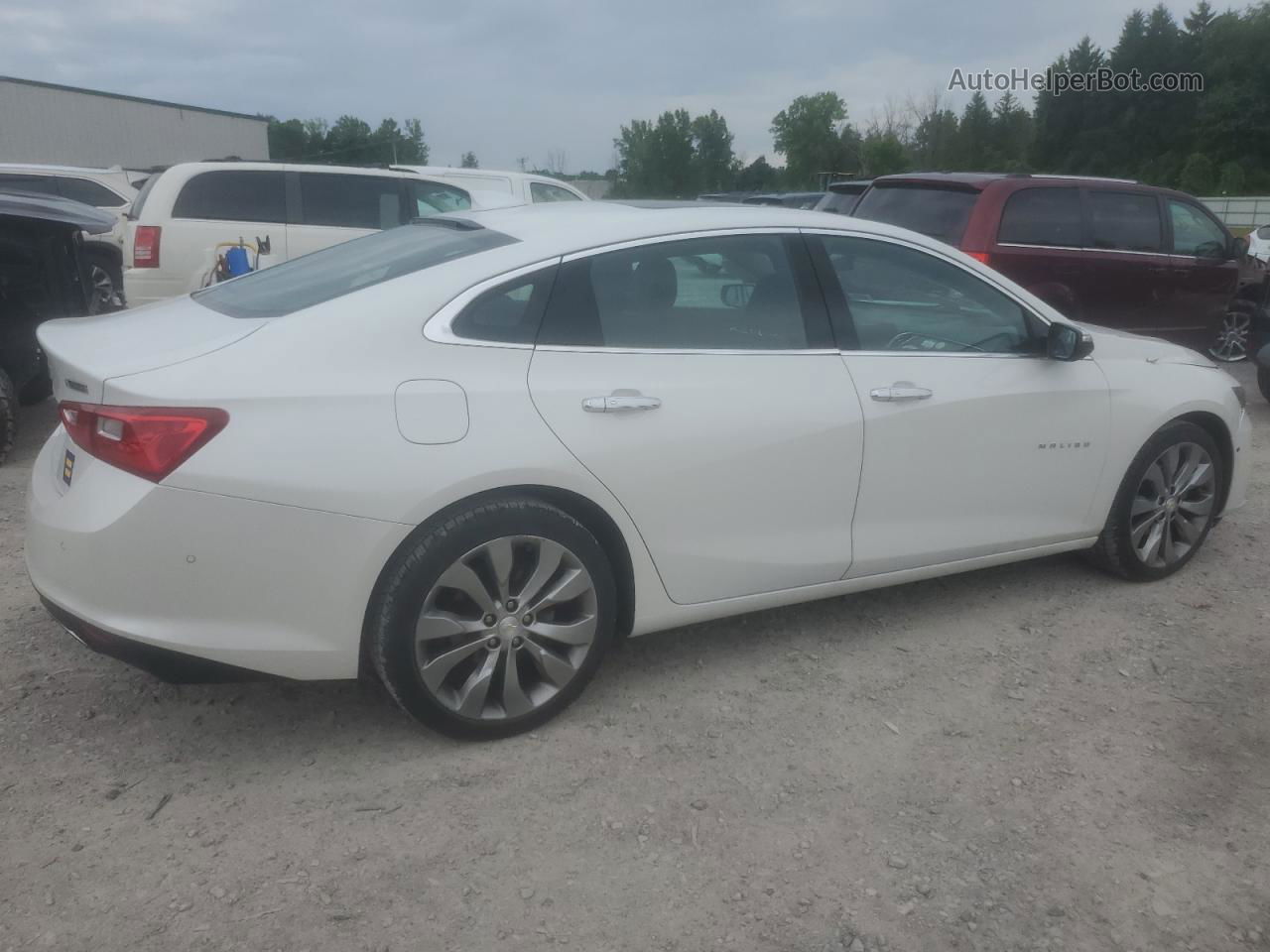 2017 Chevrolet Malibu Premier White vin: 1G1ZH5SX5HF114181