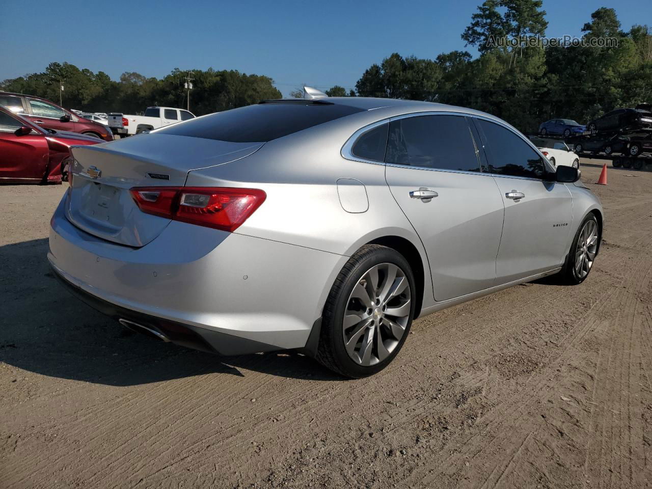 2017 Chevrolet Malibu Premier Silver vin: 1G1ZH5SX5HF128324