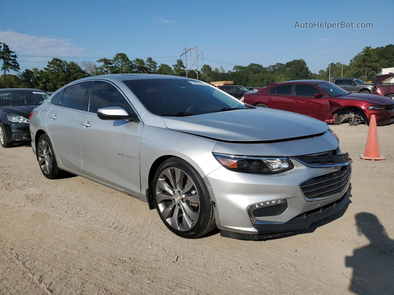 2017 Chevrolet Malibu Premier Silver vin: 1G1ZH5SX5HF128324