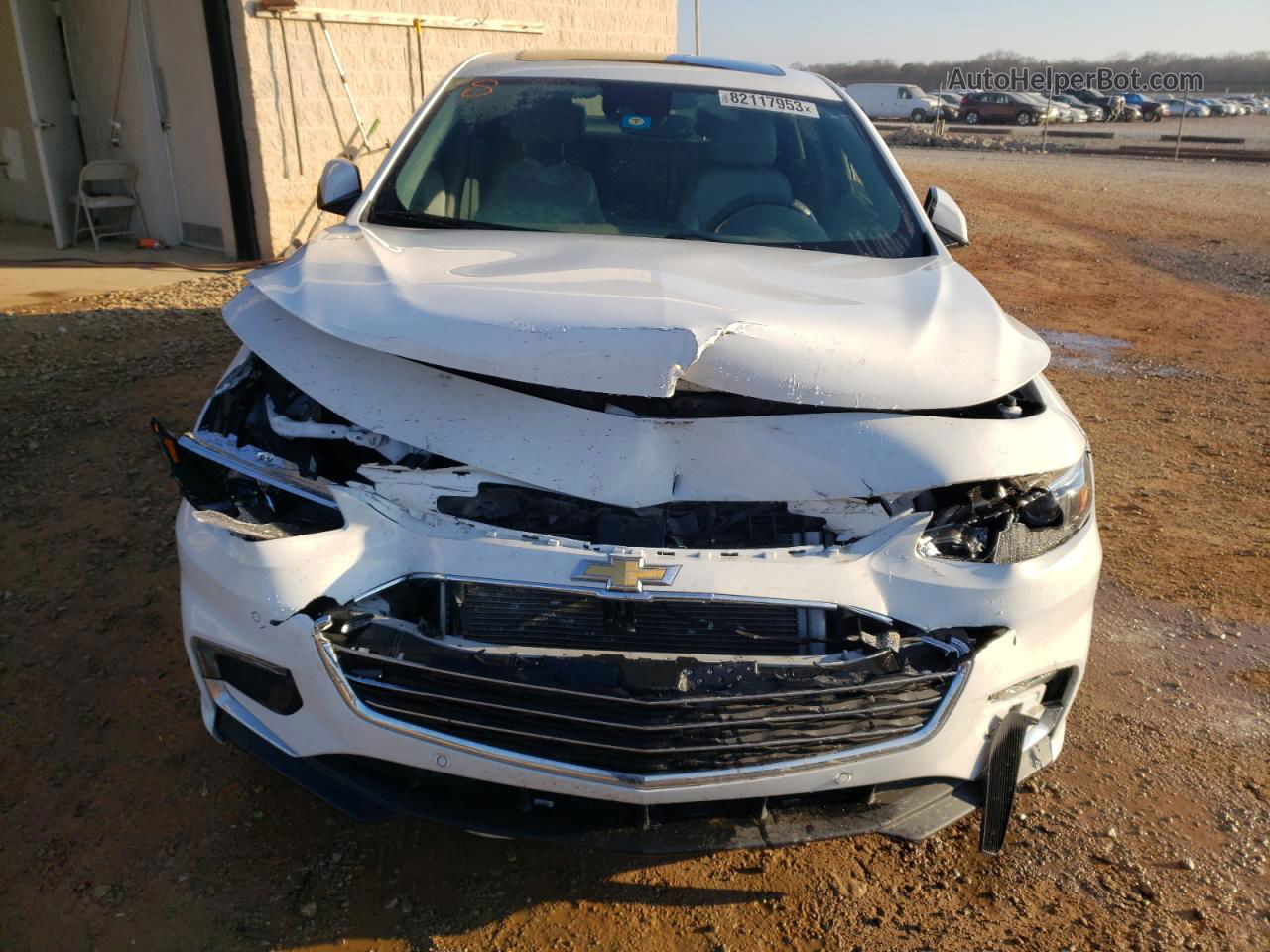 2017 Chevrolet Malibu Premier White vin: 1G1ZH5SX5HF175403