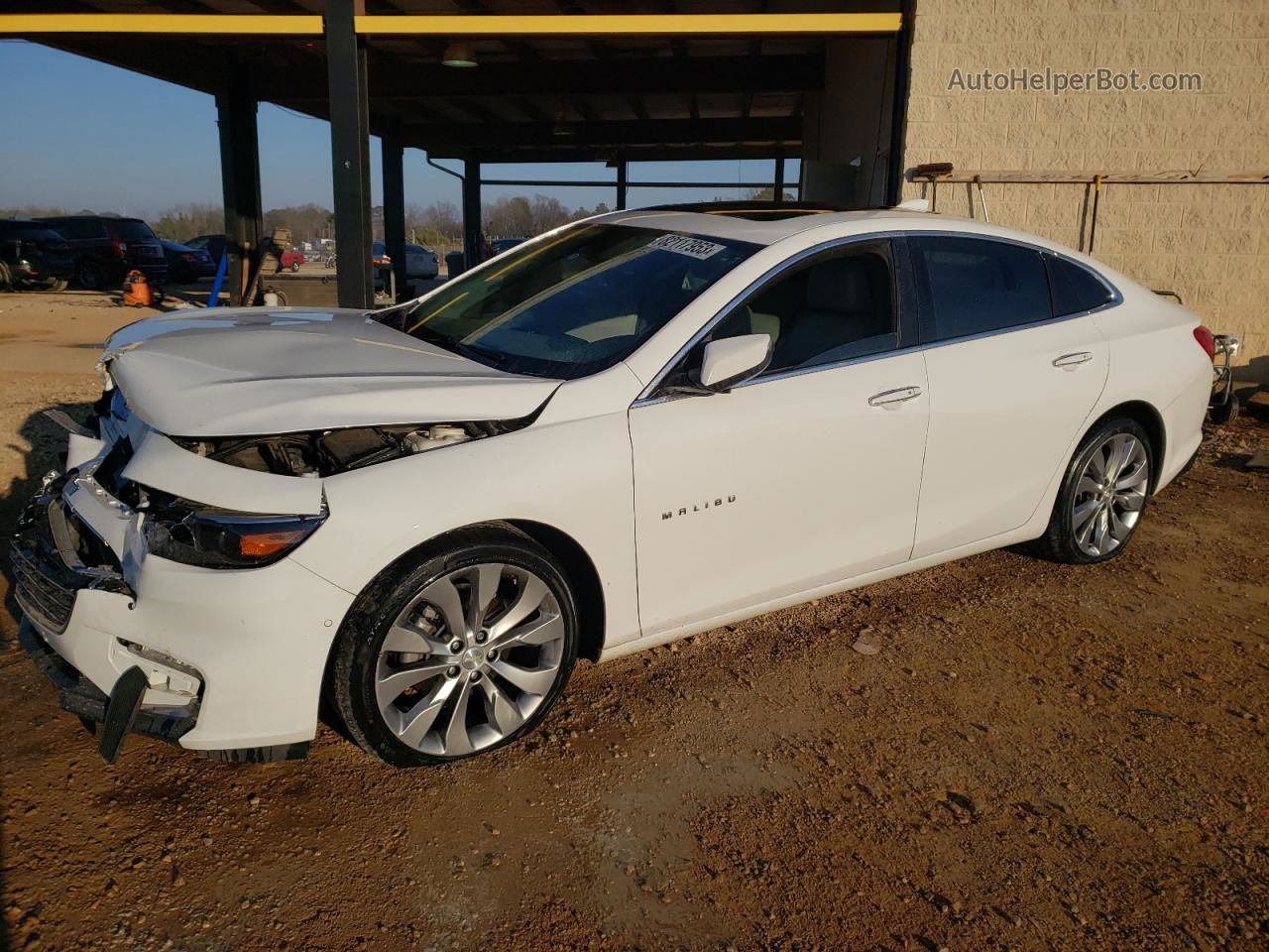 2017 Chevrolet Malibu Premier White vin: 1G1ZH5SX5HF175403