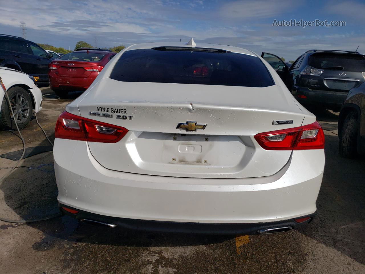 2017 Chevrolet Malibu Premier White vin: 1G1ZH5SX7HF139986