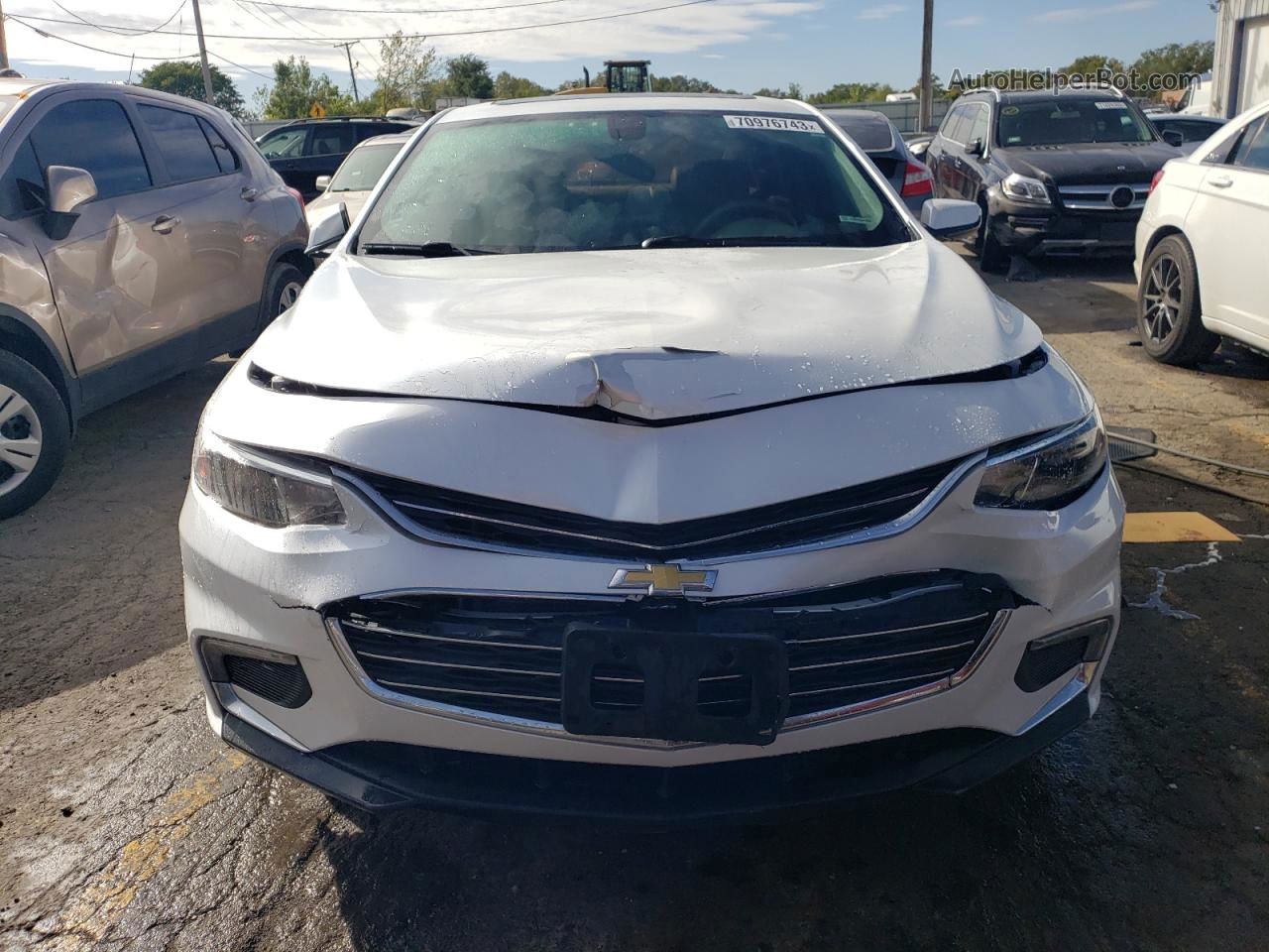 2017 Chevrolet Malibu Premier White vin: 1G1ZH5SX7HF139986