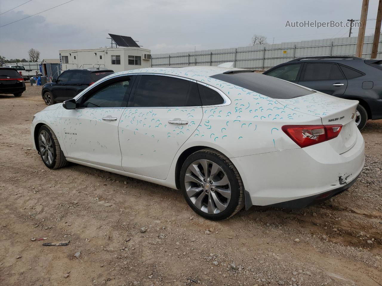 2017 Chevrolet Malibu Premier White vin: 1G1ZH5SX8HF131766