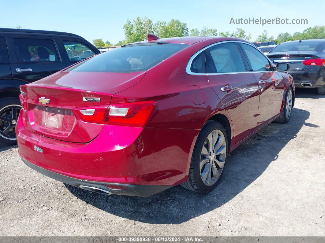 2017 Chevrolet Malibu Premier Красный vin: 1G1ZH5SX9HF148561