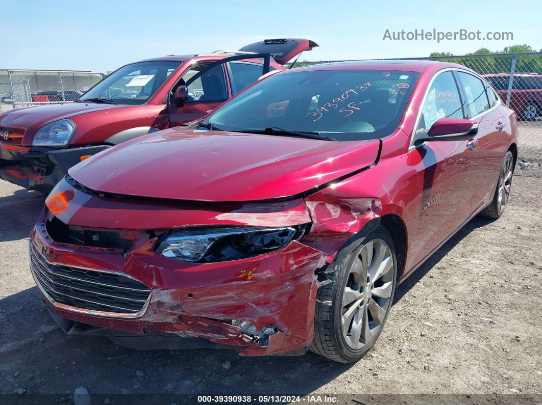 2017 Chevrolet Malibu Premier Красный vin: 1G1ZH5SX9HF148561