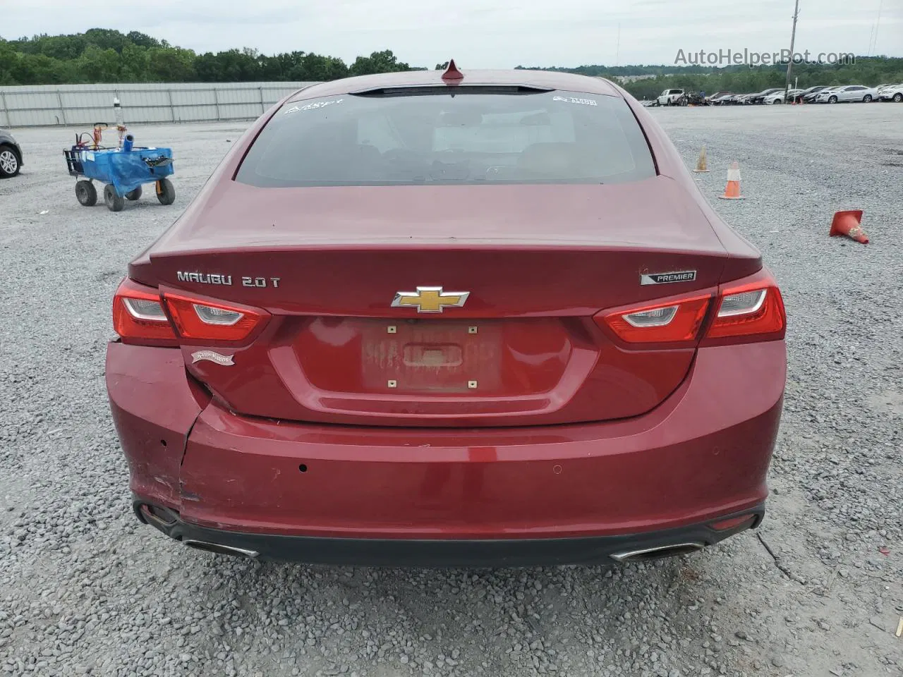 2017 Chevrolet Malibu Premier Бордовый vin: 1G1ZH5SXXHF210369