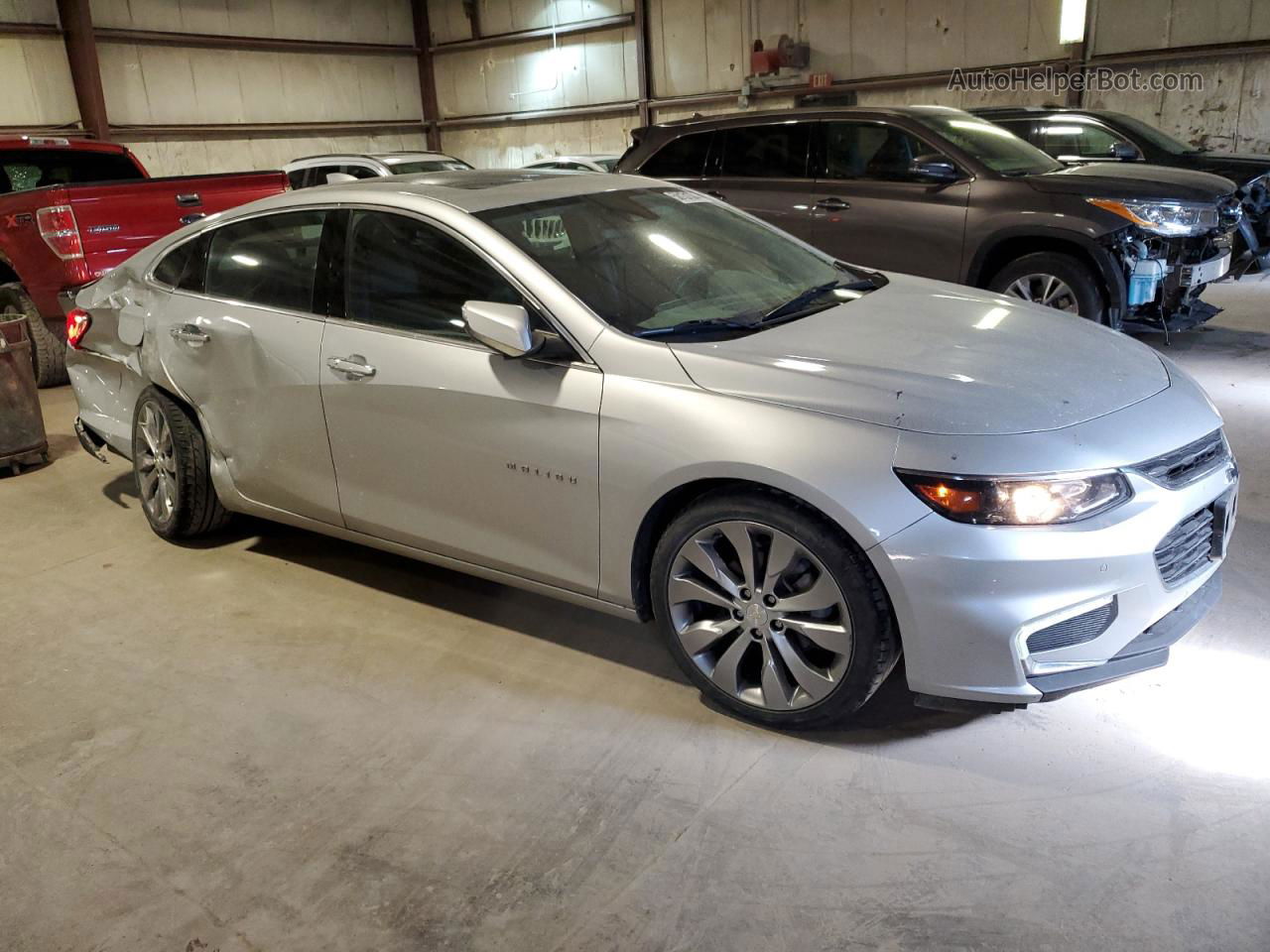 2017 Chevrolet Malibu Premier Gray vin: 1G1ZH5SXXHF219251