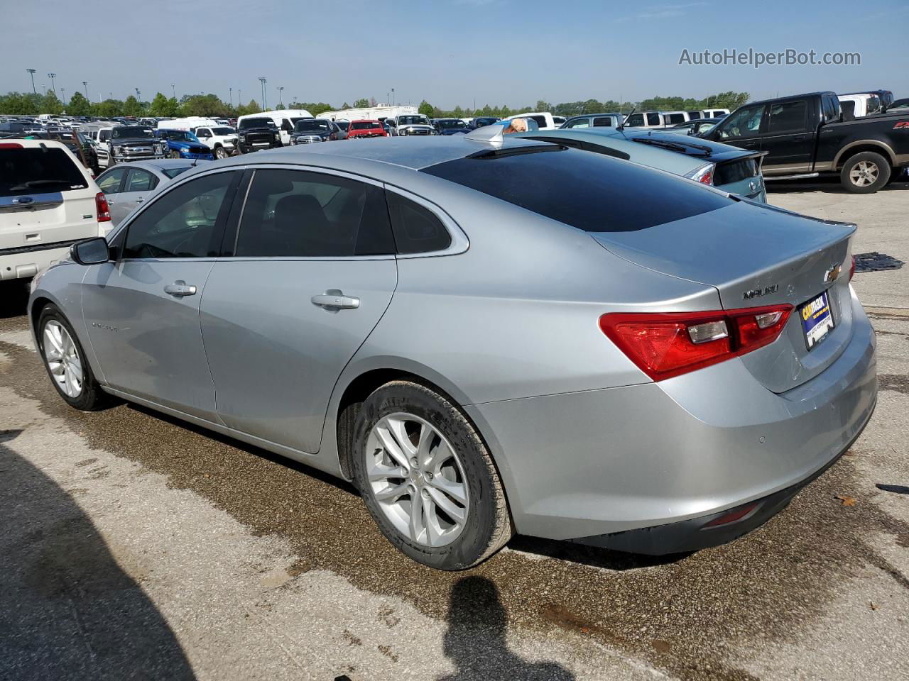 2017 Chevrolet Malibu Hybrid Silver vin: 1G1ZJ5SU6HF125667