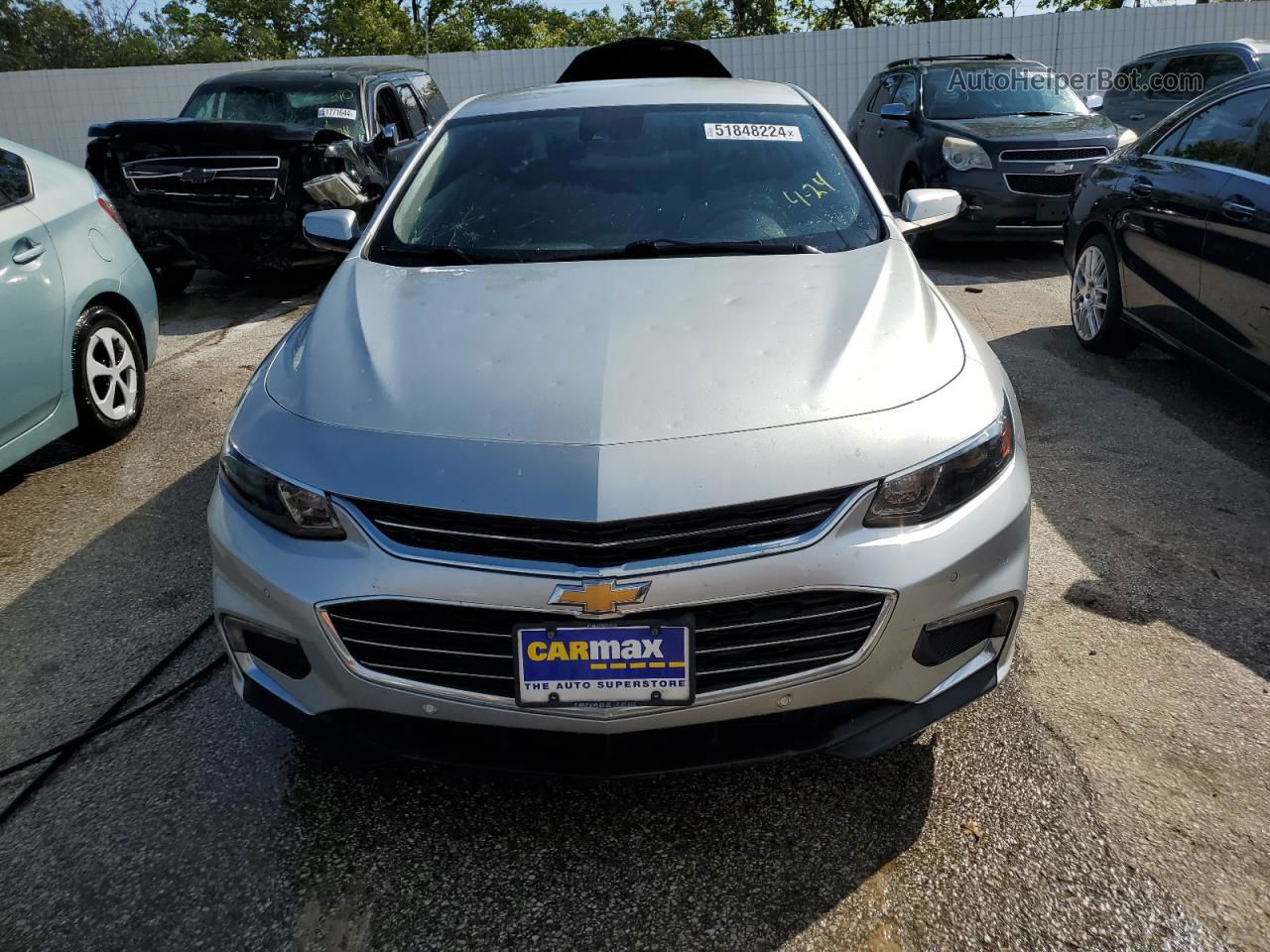 2017 Chevrolet Malibu Hybrid Silver vin: 1G1ZJ5SU6HF125667