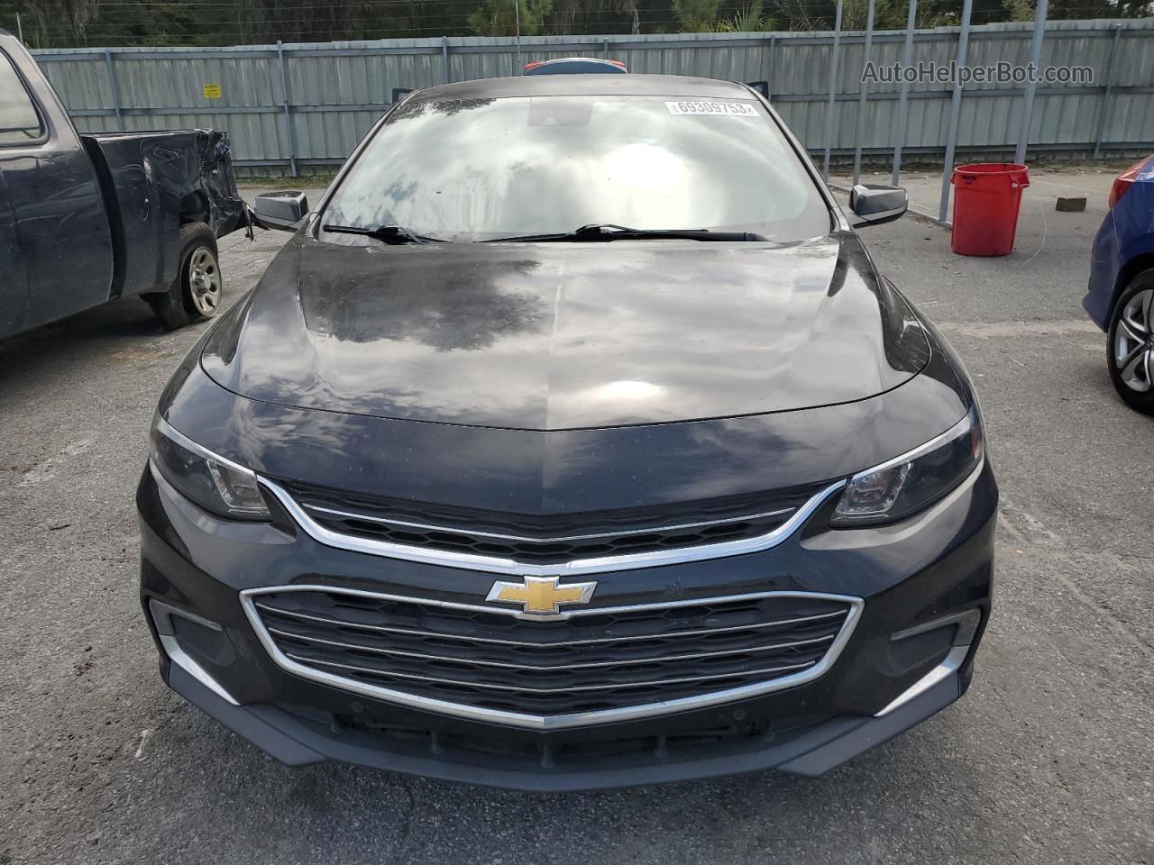 2017 Chevrolet Malibu Hybrid Black vin: 1G1ZJ5SU7HF213952