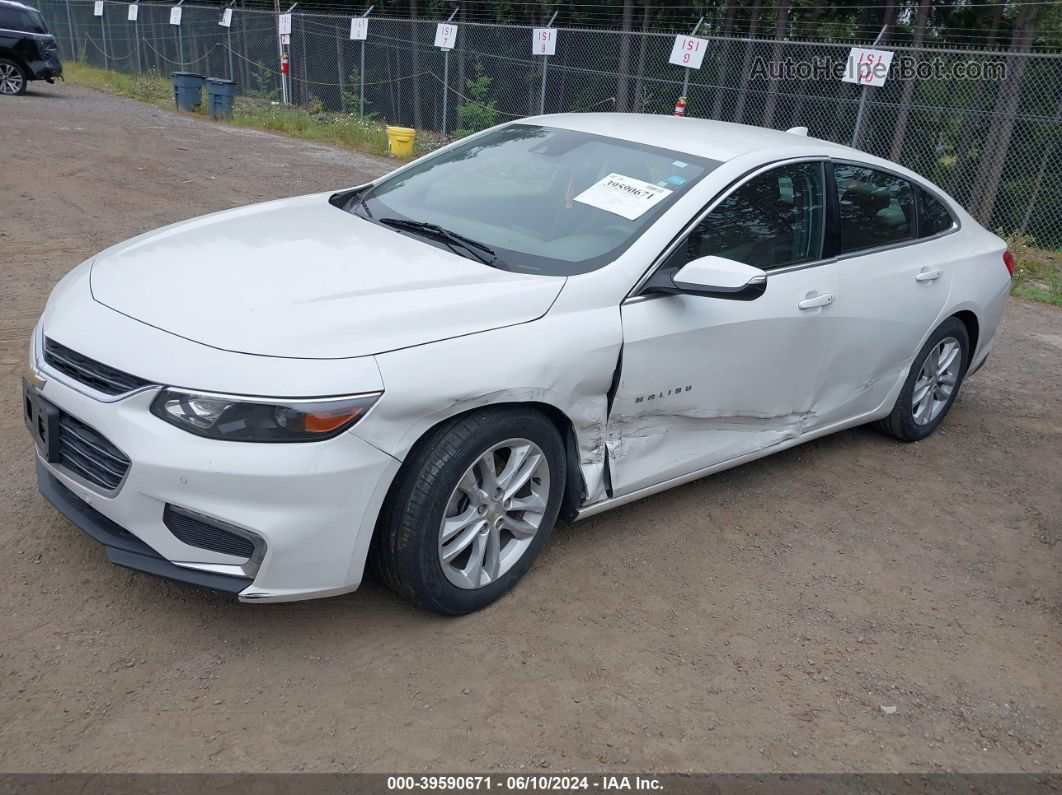 2017 Chevrolet Malibu Hybrid   White vin: 1G1ZJ5SU9HF156430