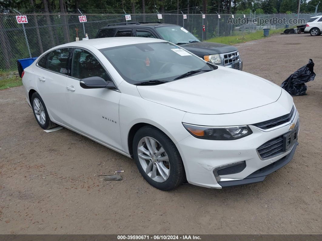 2017 Chevrolet Malibu Hybrid   White vin: 1G1ZJ5SU9HF156430