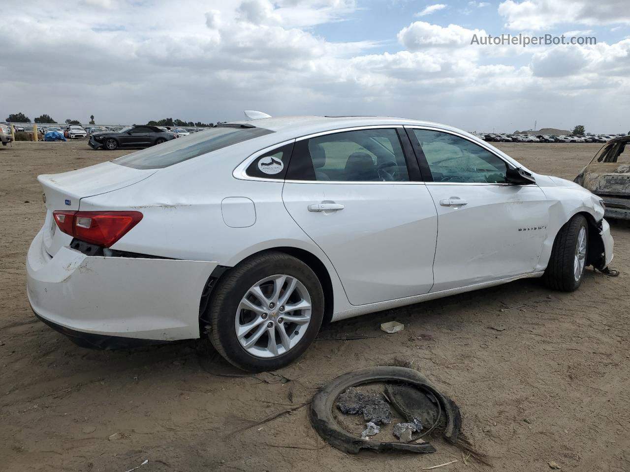 2017 Chevrolet Malibu Hybrid Белый vin: 1G1ZJ5SUXHF175505