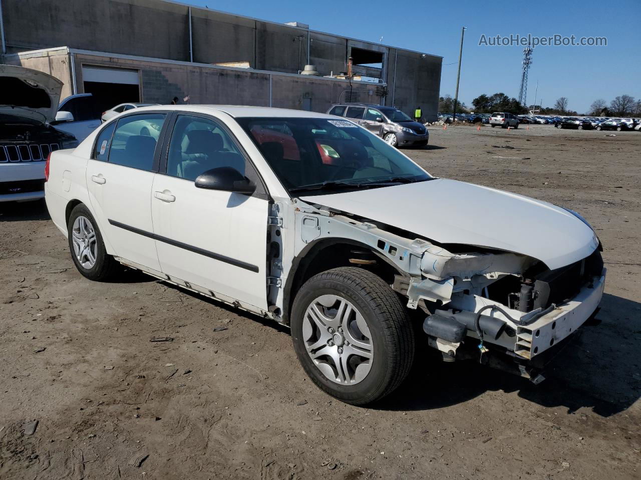 2004 Chevrolet Malibu  White vin: 1G1ZS52844F166485