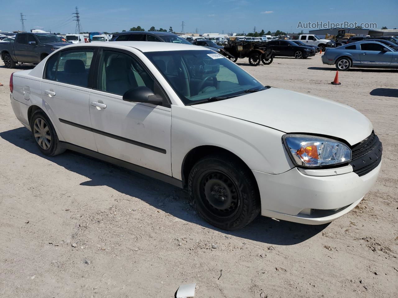 2004 Chevrolet Malibu  White vin: 1G1ZS52F24F204441