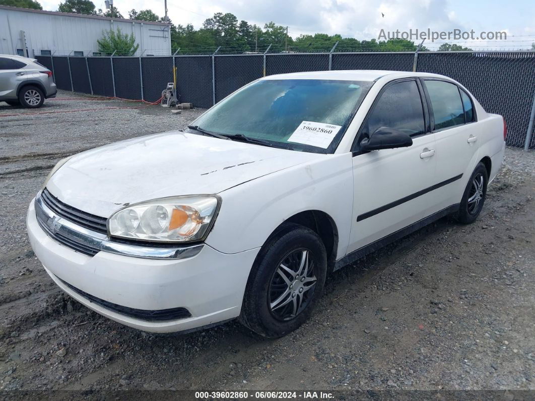 2004 Chevrolet Malibu   White vin: 1G1ZS52F44F171619