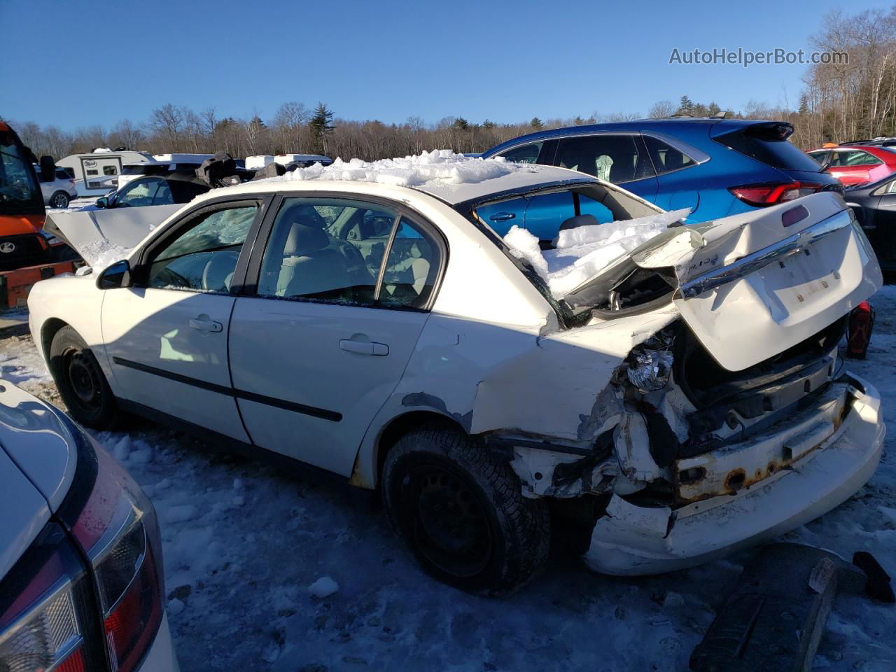 2004 Chevrolet Malibu  White vin: 1G1ZS52F54F243038