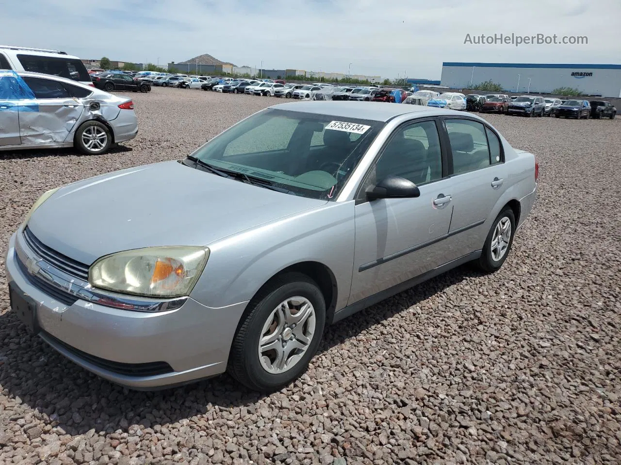 2004 Chevrolet Malibu  Серебряный vin: 1G1ZS52F64F215667