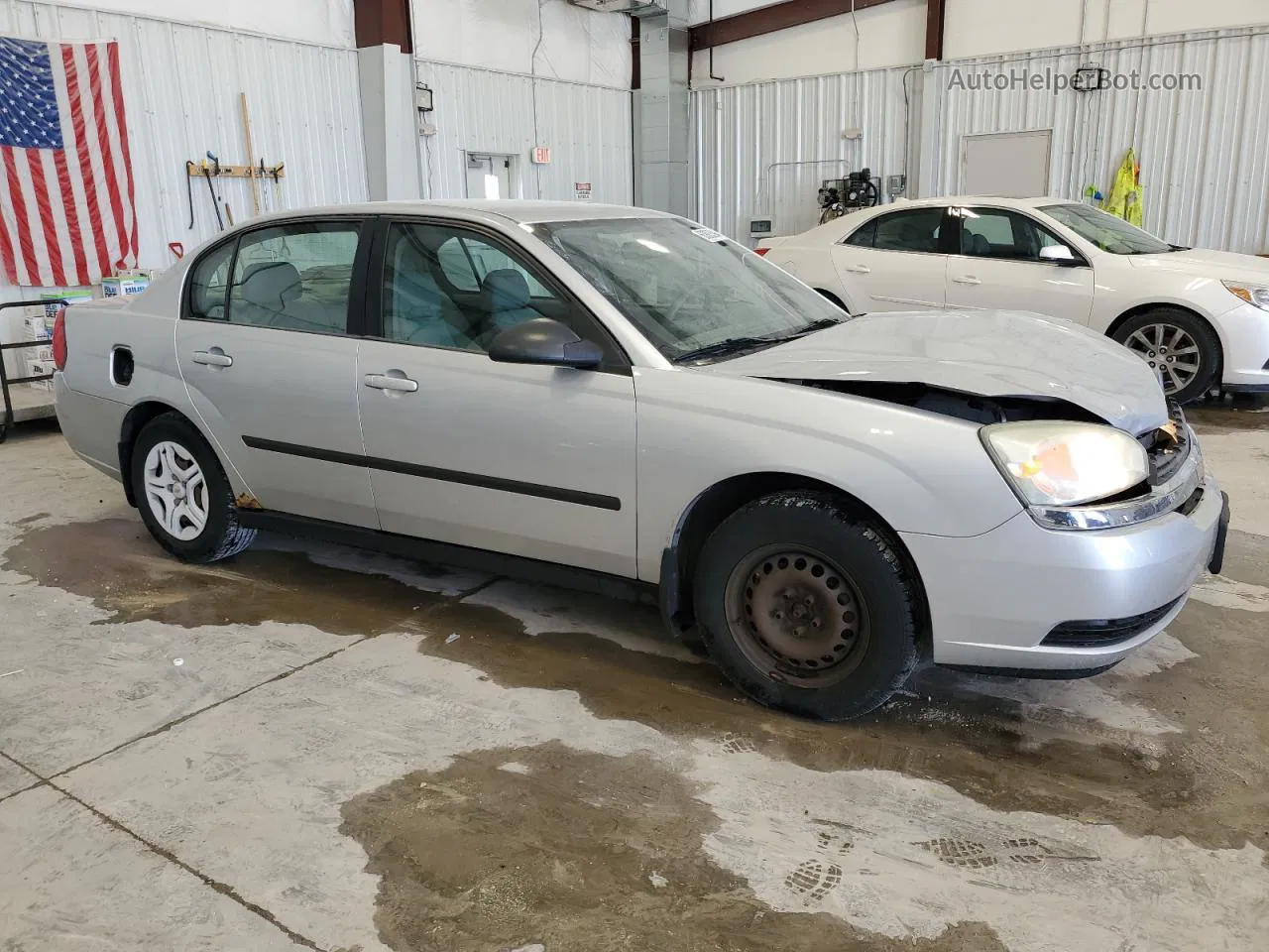 2004 Chevrolet Malibu  Silver vin: 1G1ZS52F74F227407