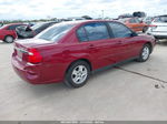 2004 Chevrolet Malibu Ls Maroon vin: 1G1ZT52804F114820