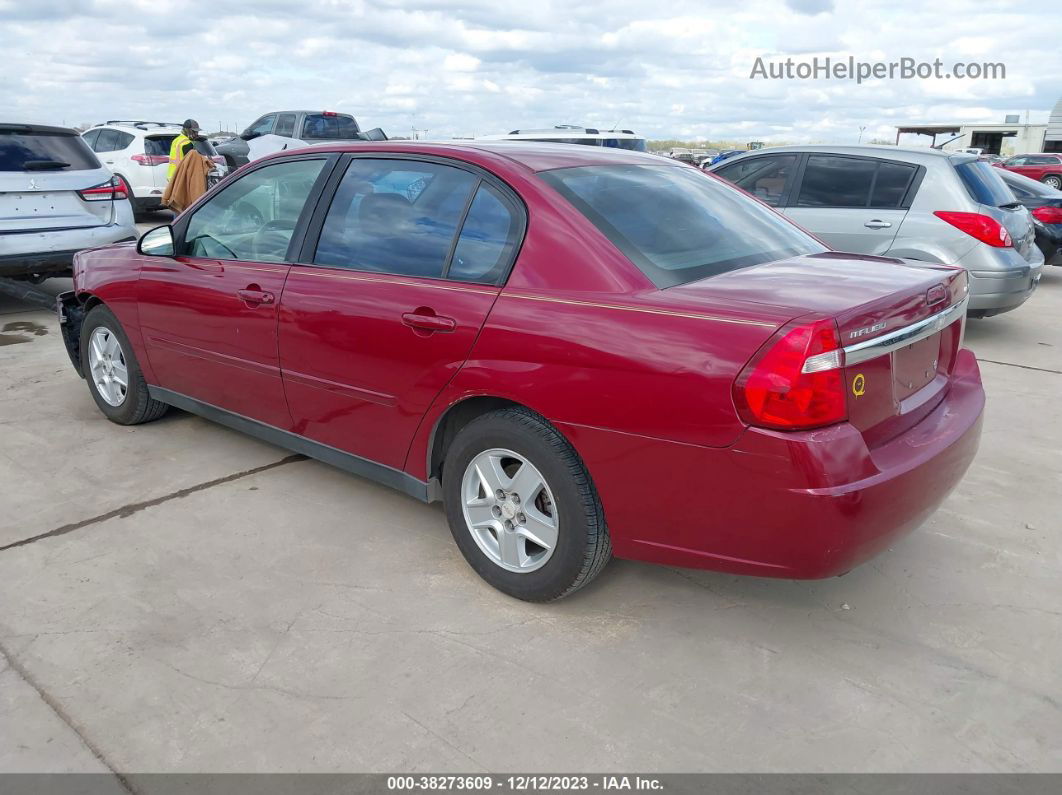 2004 Chevrolet Malibu Ls Maroon vin: 1G1ZT52804F114820