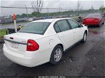 2004 Chevrolet Malibu Ls White vin: 1G1ZT52834F173795