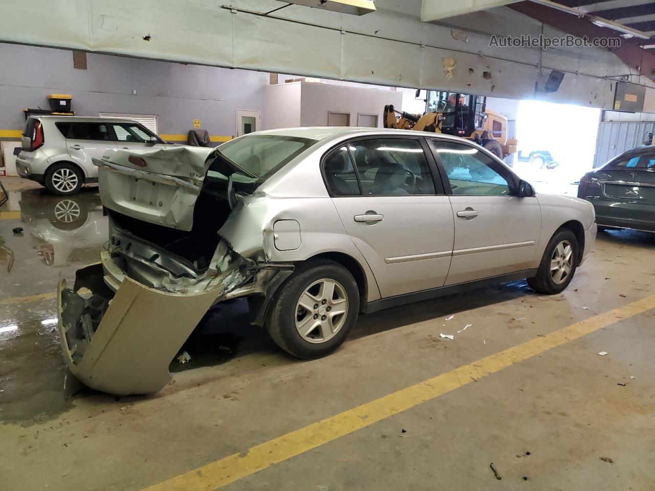 2004 Chevrolet Malibu Ls Silver vin: 1G1ZT52844F187916