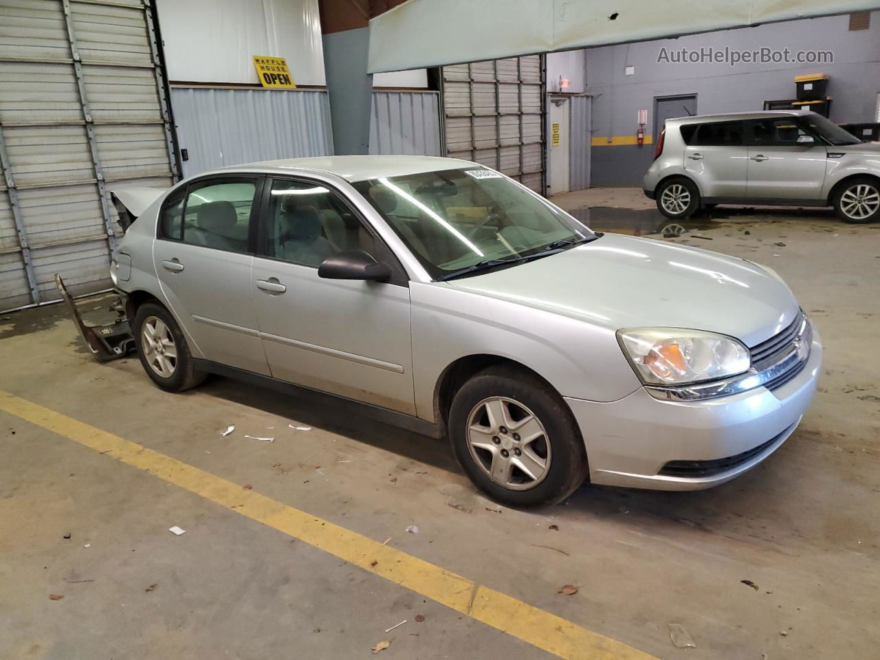 2004 Chevrolet Malibu Ls Silver vin: 1G1ZT52844F187916