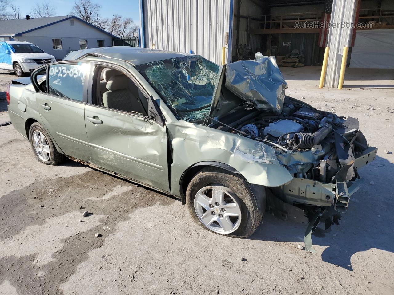 2004 Chevrolet Malibu Ls Green vin: 1G1ZT52844F200518