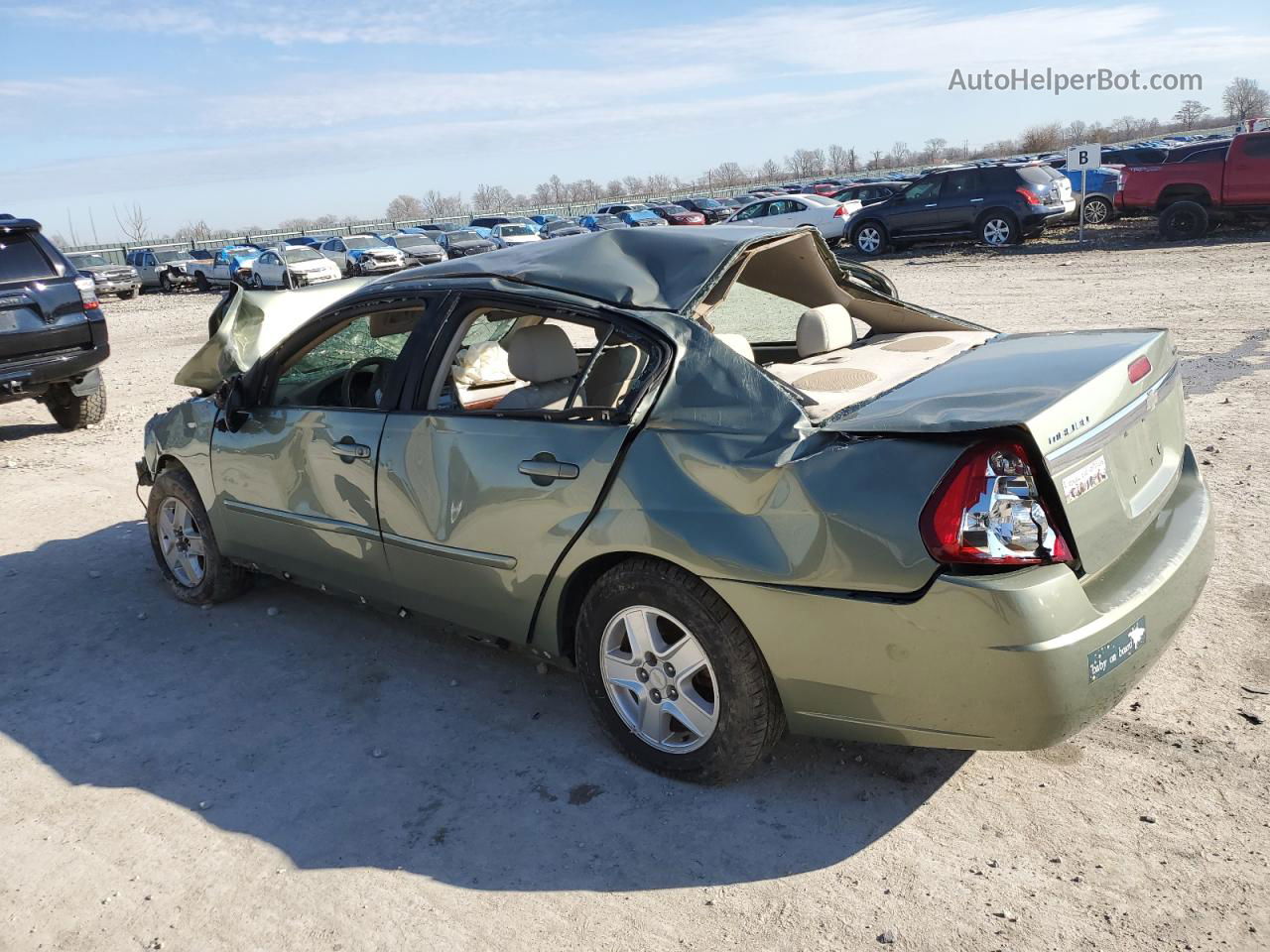 2004 Chevrolet Malibu Ls Green vin: 1G1ZT52844F200518