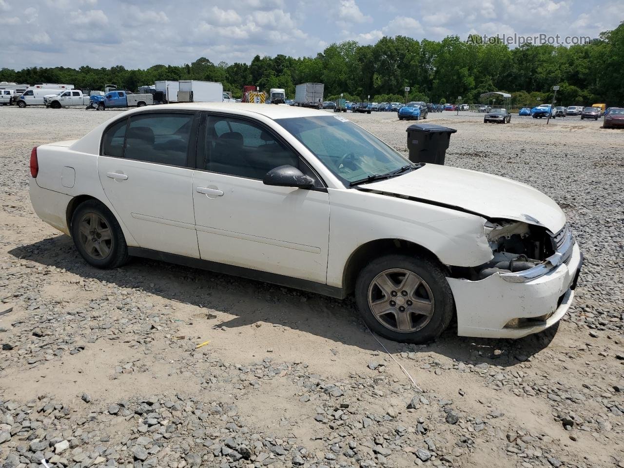 2004 Chevrolet Malibu Ls White vin: 1G1ZT52864F115728