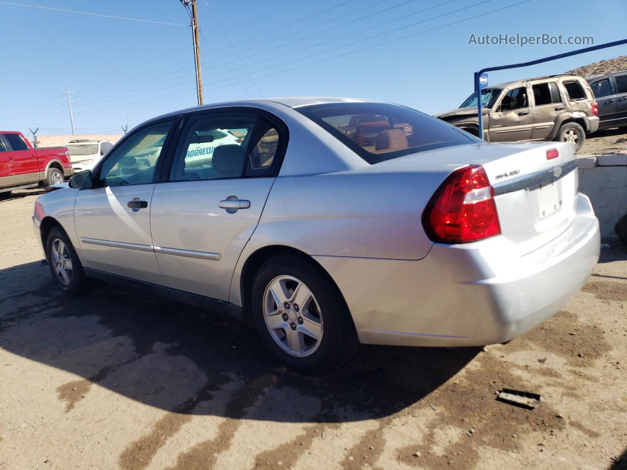 2004 Chevrolet Malibu Ls Silver vin: 1G1ZT52864F239739