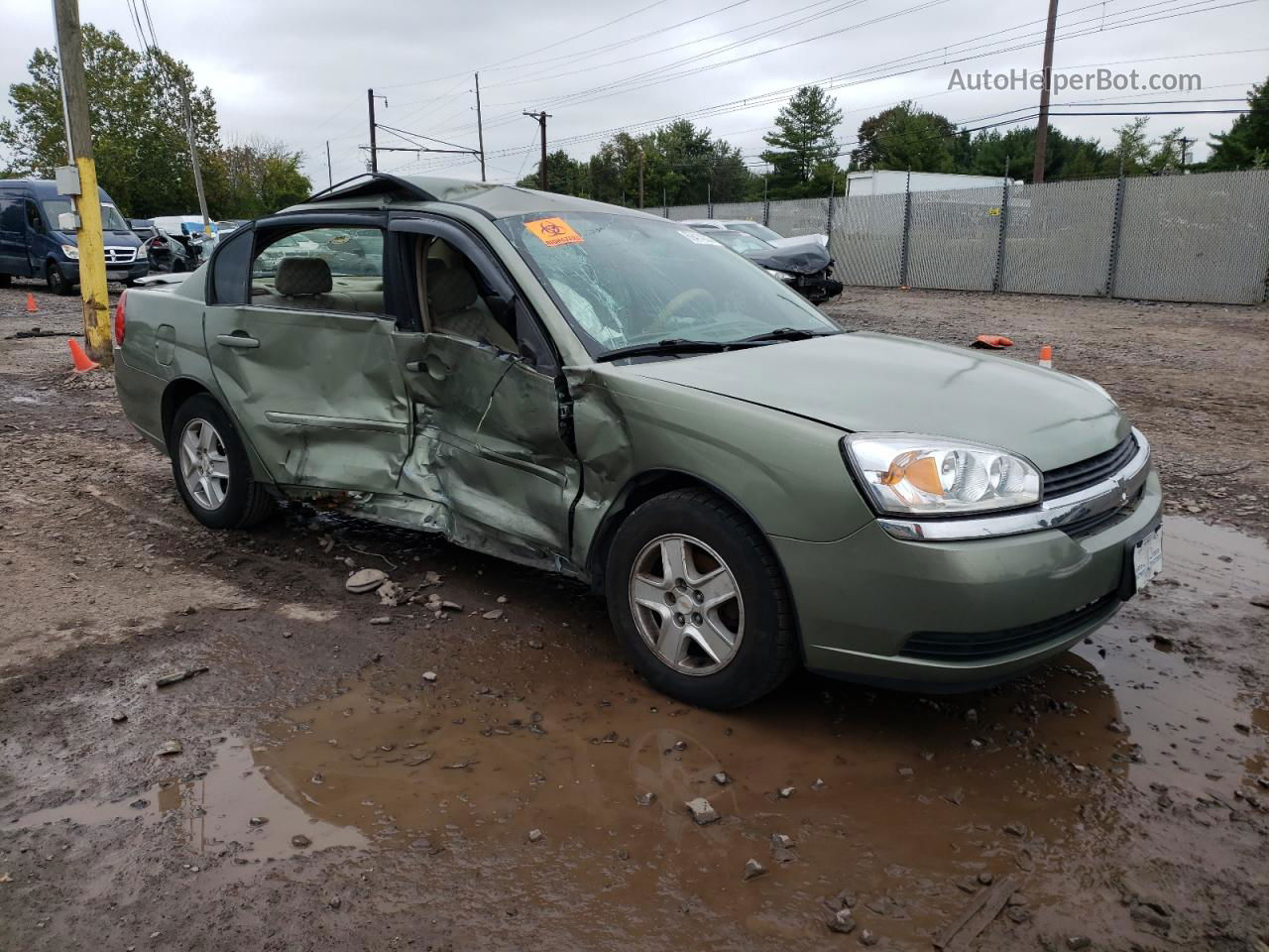 2004 Chevrolet Malibu Ls Green vin: 1G1ZT52894F131194