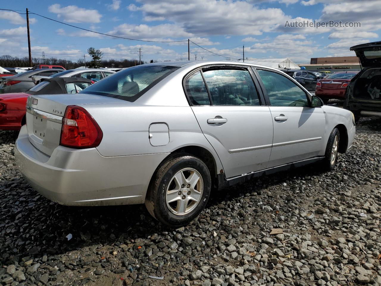 2004 Chevrolet Malibu Ls Silver vin: 1G1ZT52894F212051