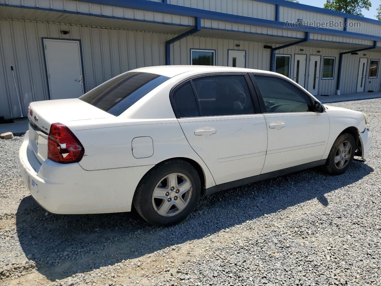 2004 Chevrolet Malibu Ls White vin: 1G1ZT54804F102597