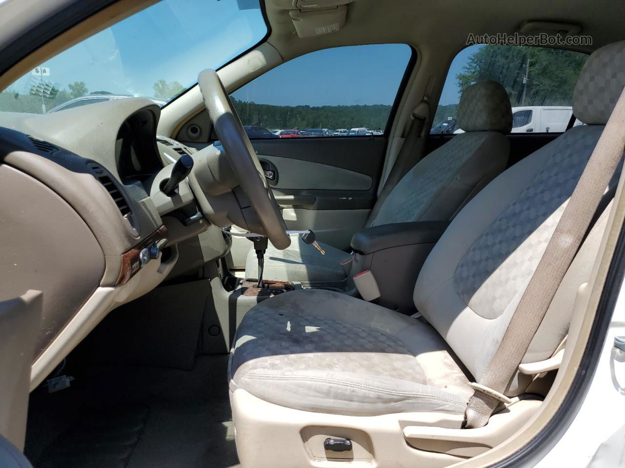 2004 Chevrolet Malibu Ls White vin: 1G1ZT54804F102597