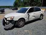 2004 Chevrolet Malibu Ls White vin: 1G1ZT54804F102597