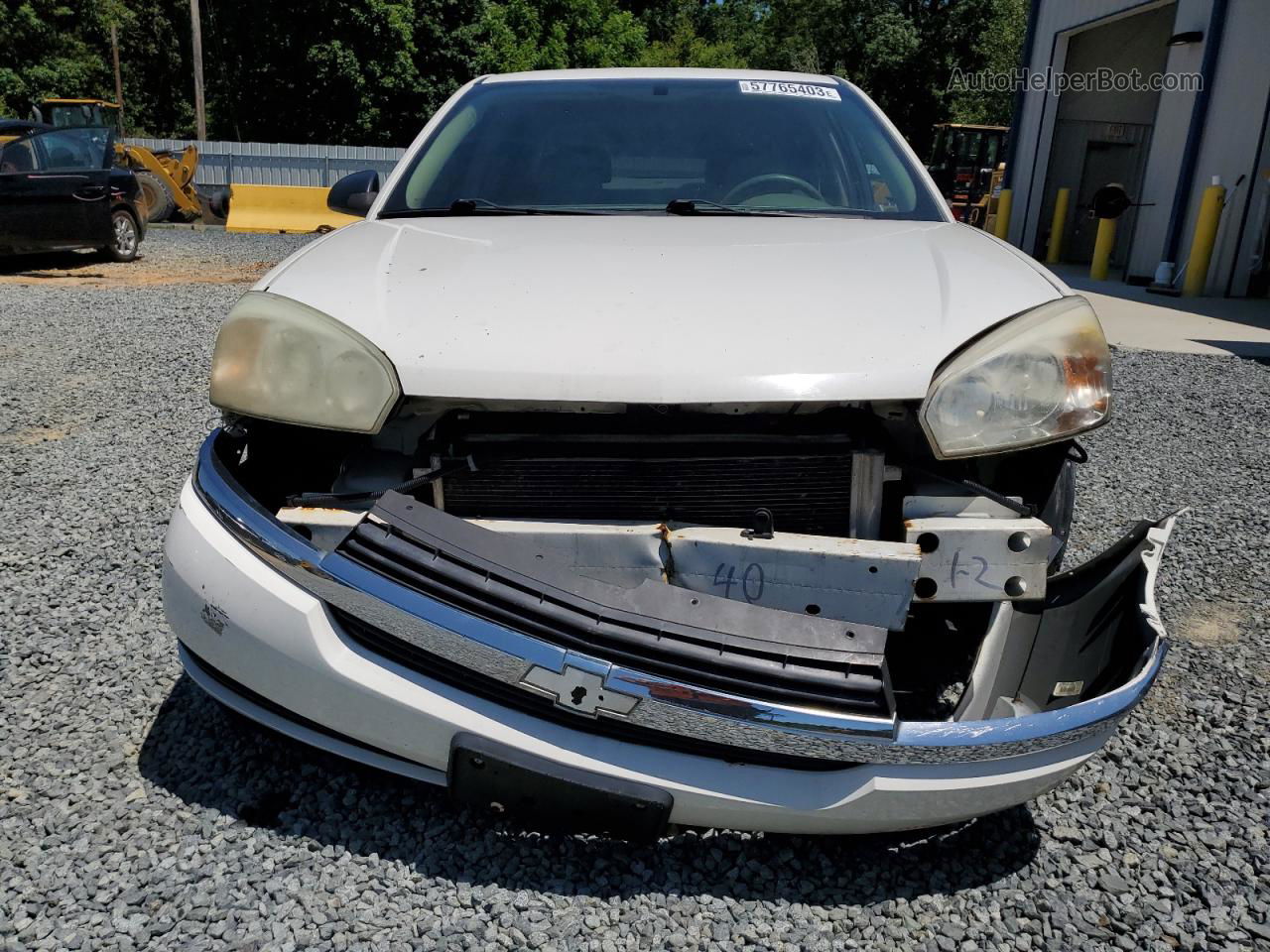 2004 Chevrolet Malibu Ls White vin: 1G1ZT54804F102597