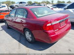 2004 Chevrolet Malibu Ls Red vin: 1G1ZT54804F166090