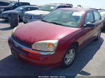 2004 Chevrolet Malibu Ls Red vin: 1G1ZT54804F166090