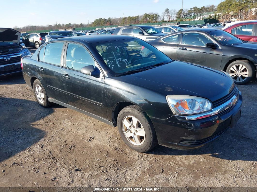 2004 Chevrolet Malibu Ls Black vin: 1G1ZT54804F245937