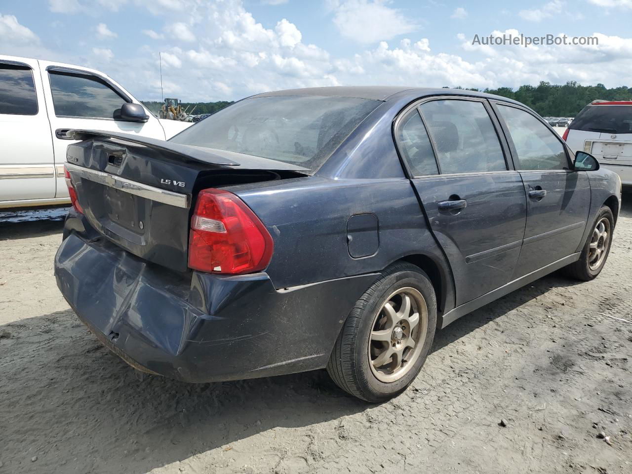 2004 Chevrolet Malibu Ls Blue vin: 1G1ZT54814F188096